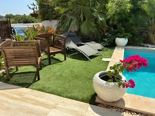 Suite Haut De Gamme 22 M2 De La Maison Lilomel - Entree & Terrasse Privative - Piscine - Parking & Wifi Gratuit - Au Calme Et A 5 Min De La Mer